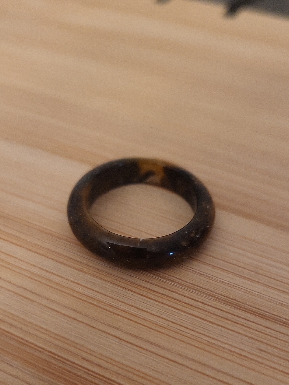 NWOT Tigers Eye Gemstone Band Ring